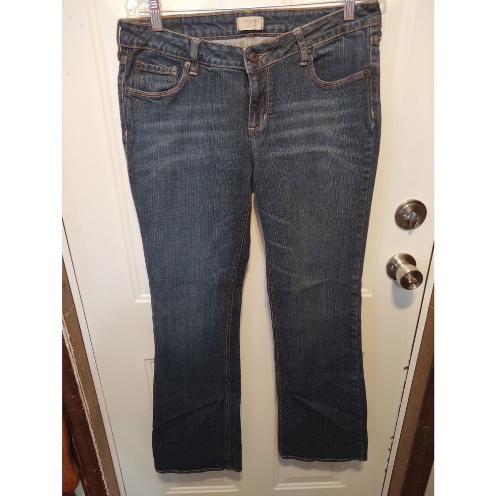 Tilt Boot Cut Denim Blue Jeans Size 11Long Style #090233